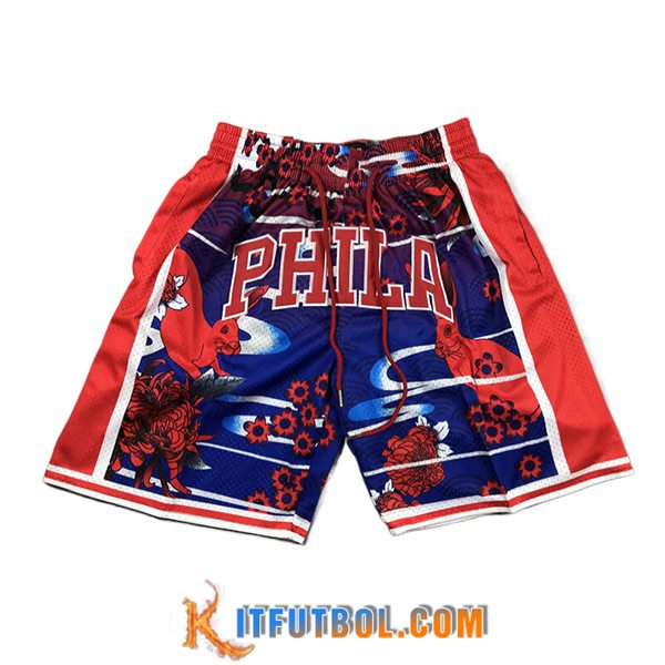 Cortos NBA Philadelphia 76ers 2023/24 Rojo/Azul
