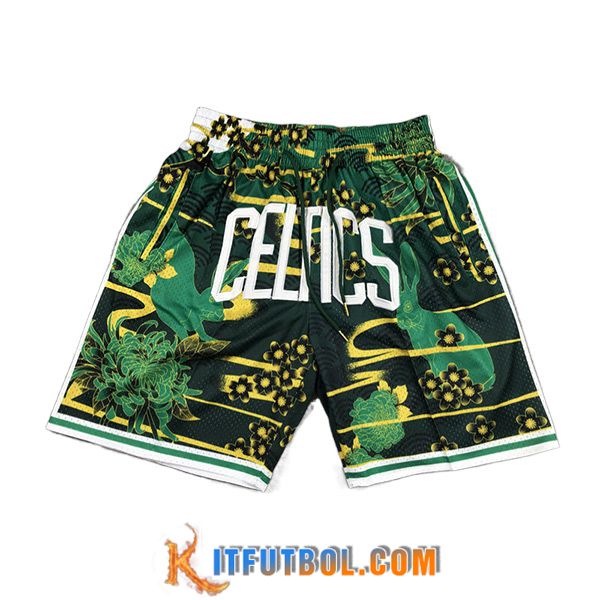 Cortos NBA Boston Celtics 2023/24 Verde -02