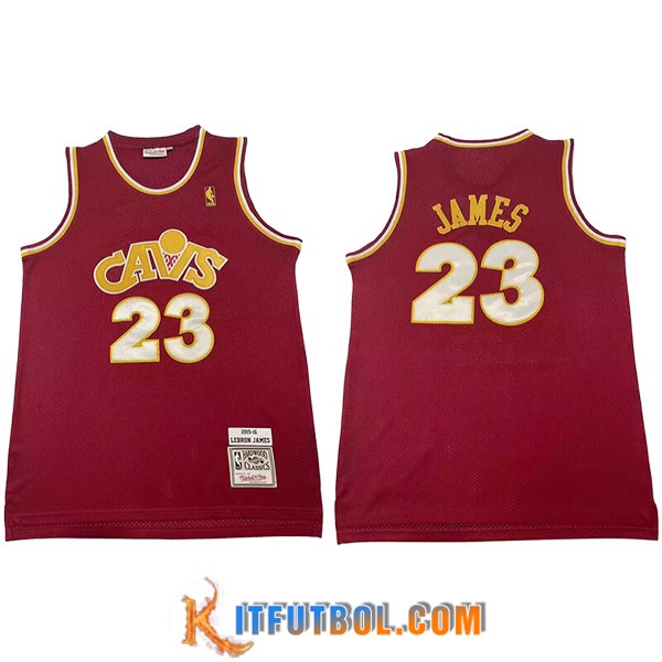 Camisetas Cleveland Cavaliers (JAMES #23) 2023/24 Rojo -02