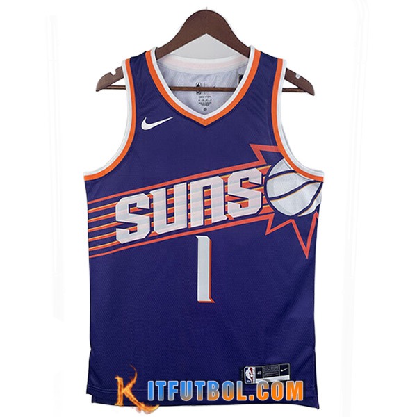 Camisetas Phoenix Suns (BOOKER #1) 2023/24 Violeta