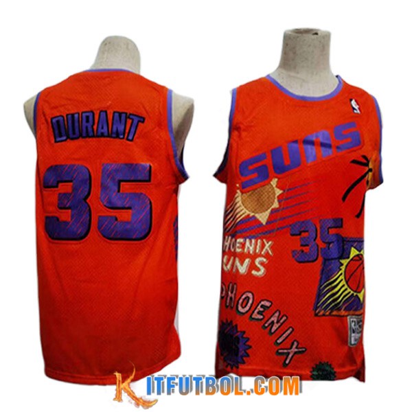 Camisetas Phoenix Suns (DURANT #35) 2023/24 Rojo -02