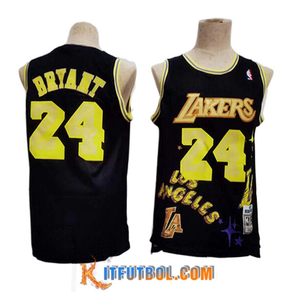 Camisetas Los Angeles Lakers (BRYANT #24) 2023/24 Negro