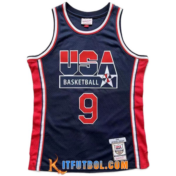 Camisetas USA (JOPDAN #9) 2023/24 Azul/Rojo