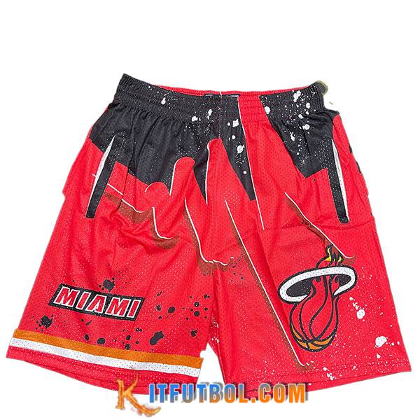 Cortos NBA Miami Heat 2023/24 Rojo