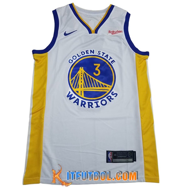Camisetas Golden State Warriors (PAUL #3) 2023/24 Blanco