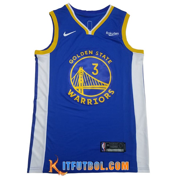 Camisetas Golden State Warriors (PAUL #3) 2023/24 Azul -02
