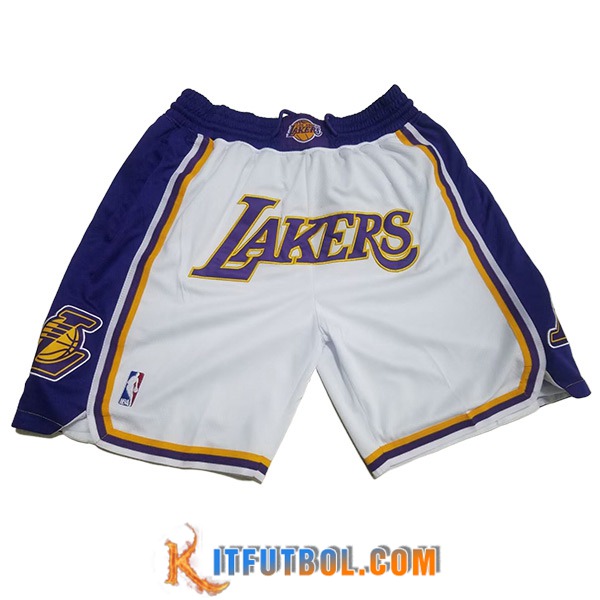 Cortos NBA Los Angeles Lakers 2023/24 Blanco/Azul