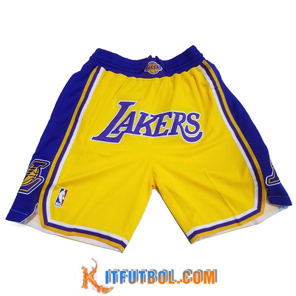 Cortos NBA Los Angeles Lakers 2023/24 Azul/Amarillo
