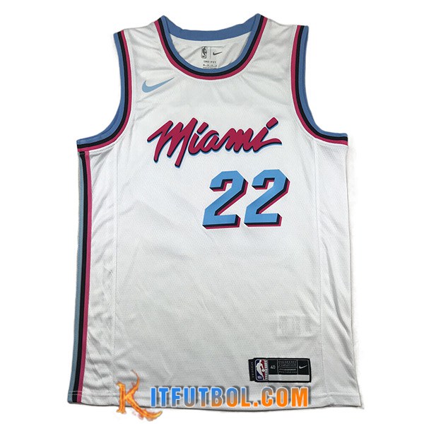 Camisetas Miami Heat (BUTLER #22) 2023/24 Blanco -07