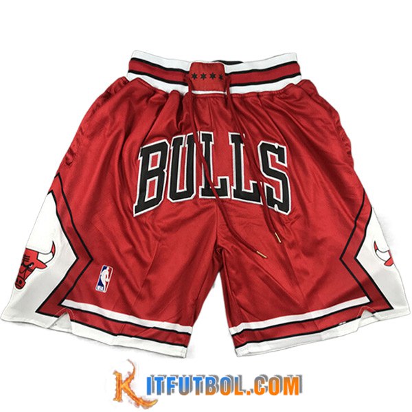 Cortos NBA Chicago Bulls 2023/24 Rojo