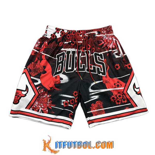 Cortos NBA Chicago Bulls 2023/24 Rojo