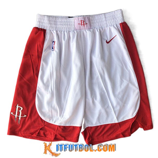 Cortos NBA Houston Rockets 2023/24 Rojo/Blanco