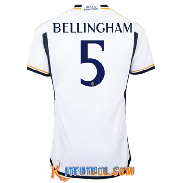 Camisetas De Futbol Real Madrid (BELLINGHAM #5) 2023/2024 Primera