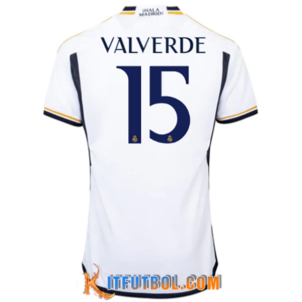 Camisetas De Futbol Real Madrid (VALVERDE #15) 2023/2024 Primera