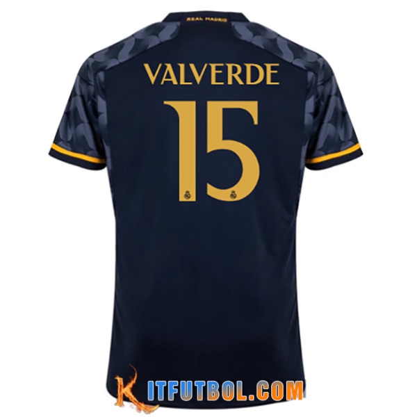 Camisetas De Futbol Real Madrid (VALVERDE #15) 2023/2024 Segunda