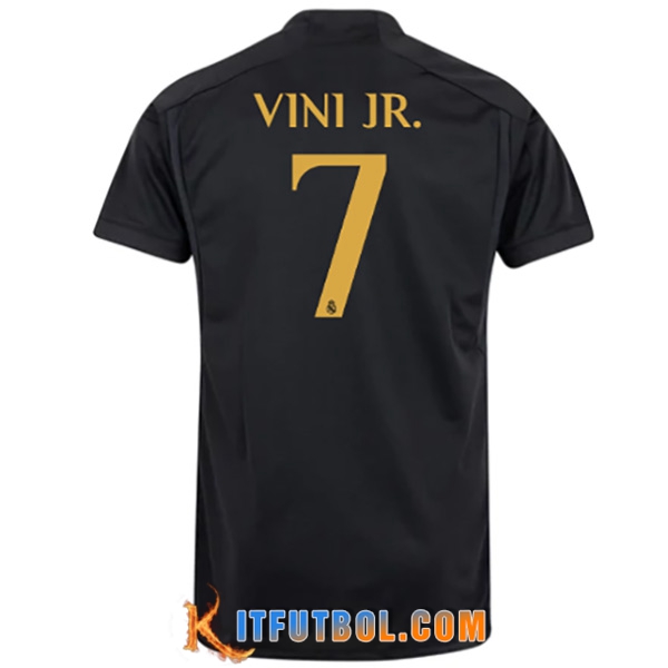 Camisetas De Futbol Real Madrid (VINI JR. #7) 2023/2024 Tercera
