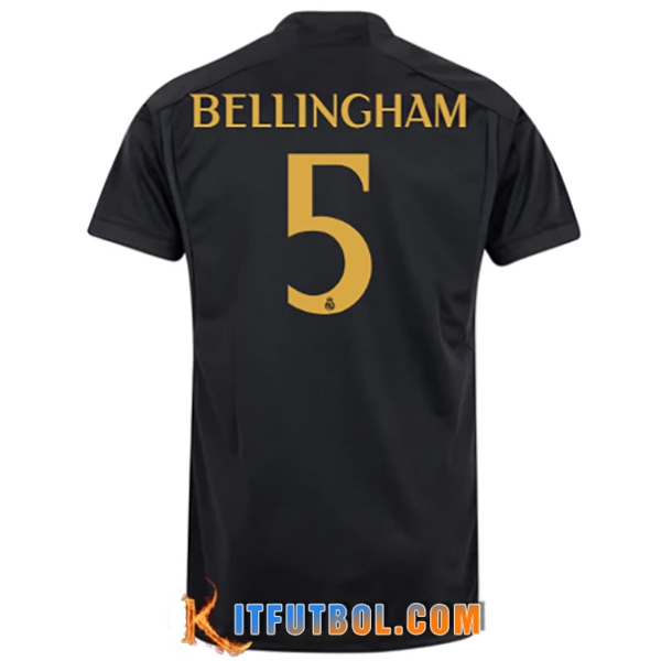 Camisetas De Futbol Real Madrid (BELLINGHAM #5) 2023/2024 Tercera