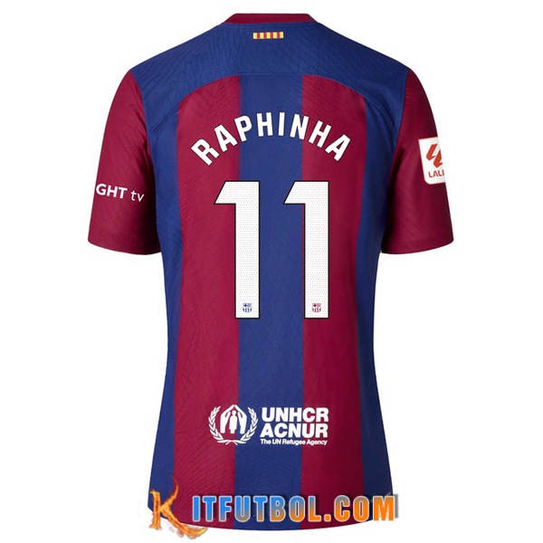Camisetas De Futbol Barcelona (RAPHINHA #11) 2023/2024 Primera