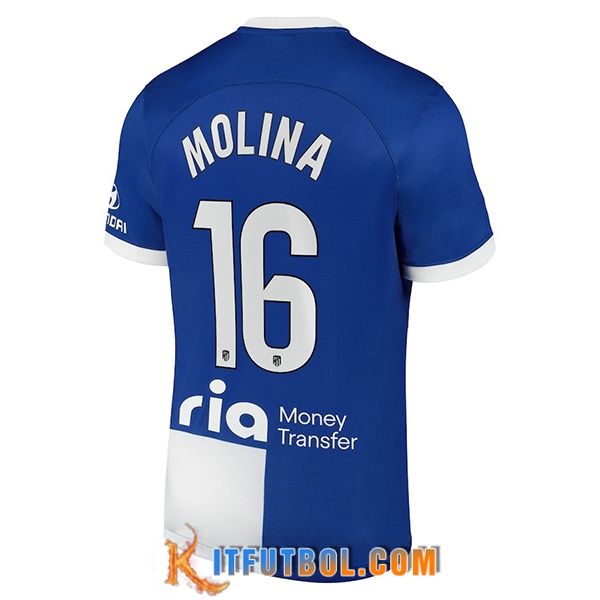Camisetas De Futbol Atletico Madrid (NAHUEL MOLINA #16) 2023/2024 Segunda