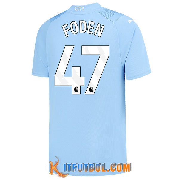 Camisetas De Futbol Manchester City (FODEN #47) 2023/2024 Primera