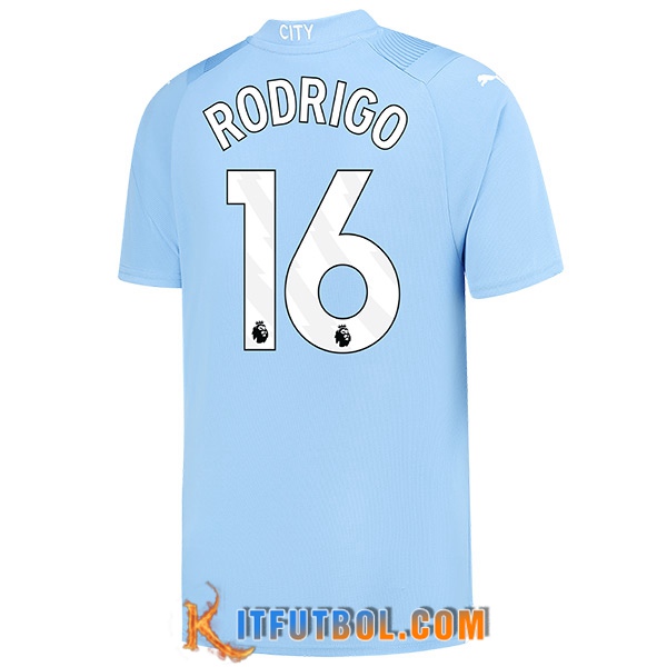 Camisetas De Futbol Manchester City (RODRIGO #16) 2023/2024 Primera