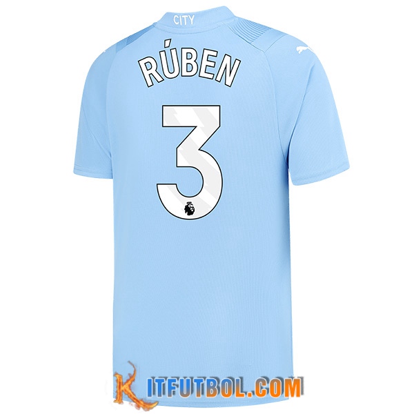 Camisetas De Futbol Manchester City (RÚBEN #3) 2023/2024 Primera