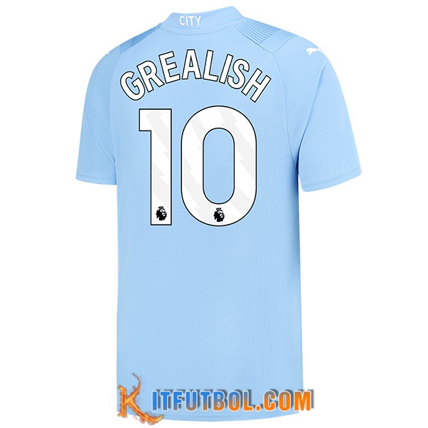Camisetas De Futbol Manchester City (GREALISH #10) 2023/2024 Primera