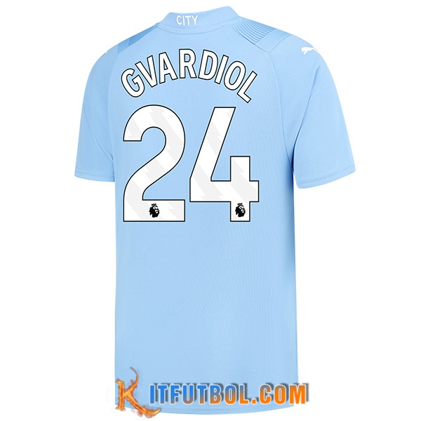 Camisetas De Futbol Manchester City (GVARDIOL #24) 2023/2024 Primera