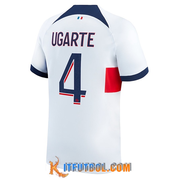 Camisetas De Futbol PSG (UGARTE #4) 2023/2024 Segunda