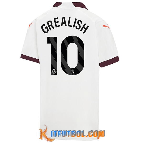 Camisetas De Futbol Manchester City (GREALISH #10) 2023/2024 Segunda