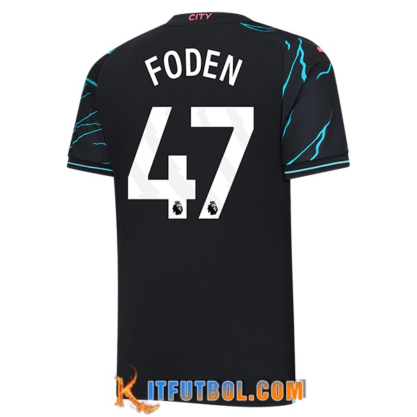 Camisetas De Futbol Manchester City (FODEN #47) 2023/2024 Tercera