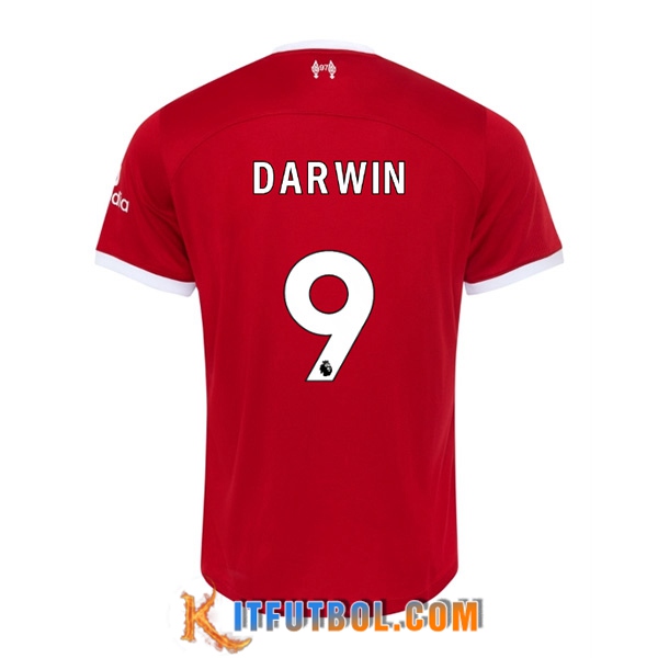 Camisetas De Futbol Liverpool (DARWIN #9) 2023/2024 Primera