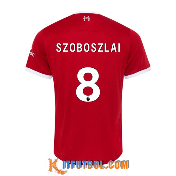 Camisetas De Futbol Liverpool (SZOBOSZLAI #8) 2023/2024 Primera