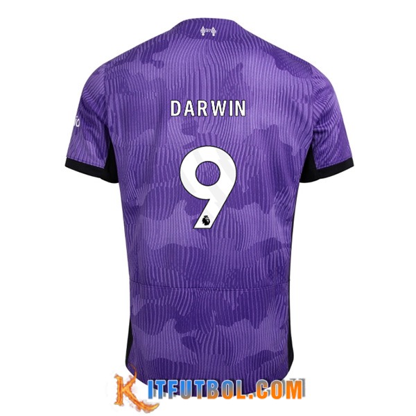 Camisetas De Futbol Liverpool (DARWIN #9) 2023/2024 Tercera