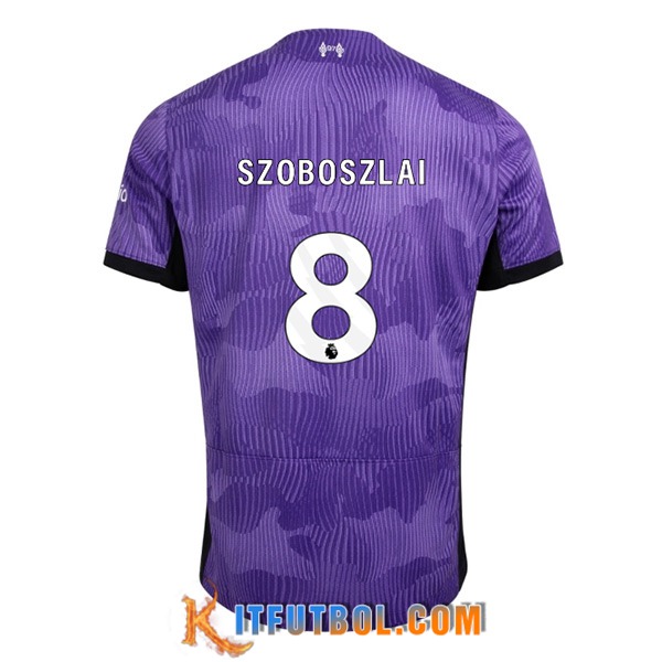 Camisetas De Futbol Liverpool (SZOBOSZLAI #8) 2023/2024 Tercera