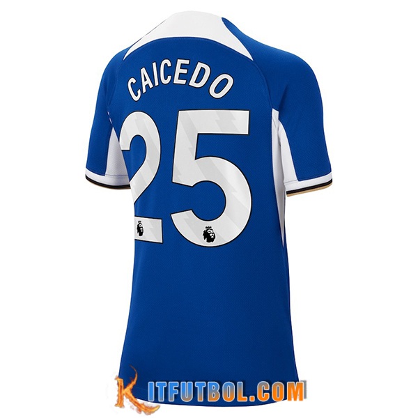 Camisetas De Futbol Chelsea (CAICEDO #25) 2023/2024 Primera
