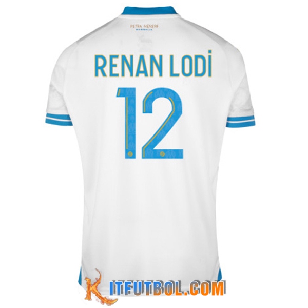 Camisetas De Futbol Marsella (RENAN LODI #12) 2023/2024 Primera