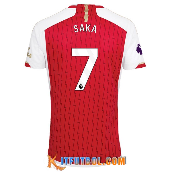 Camisetas De Futbol Arsenal (SAKA #7) 2023/2024 Primera