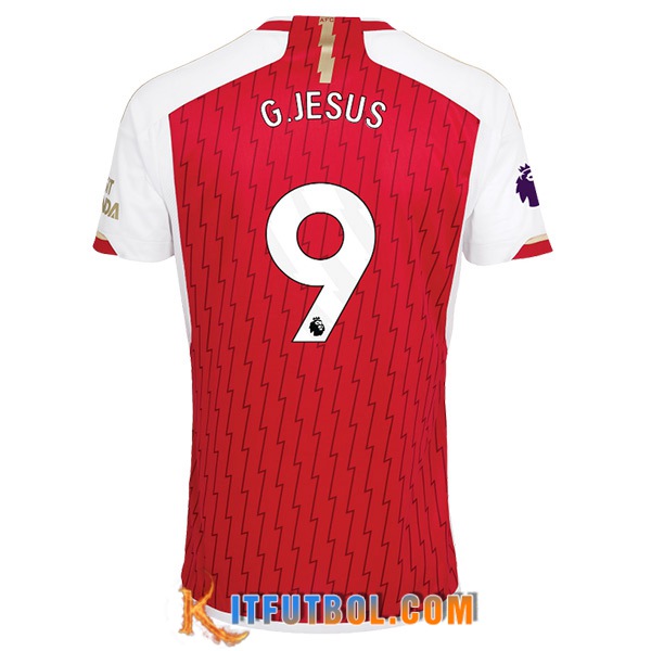 Camisetas De Futbol Arsenal (G.JESUS #9) 2023/2024 Primera