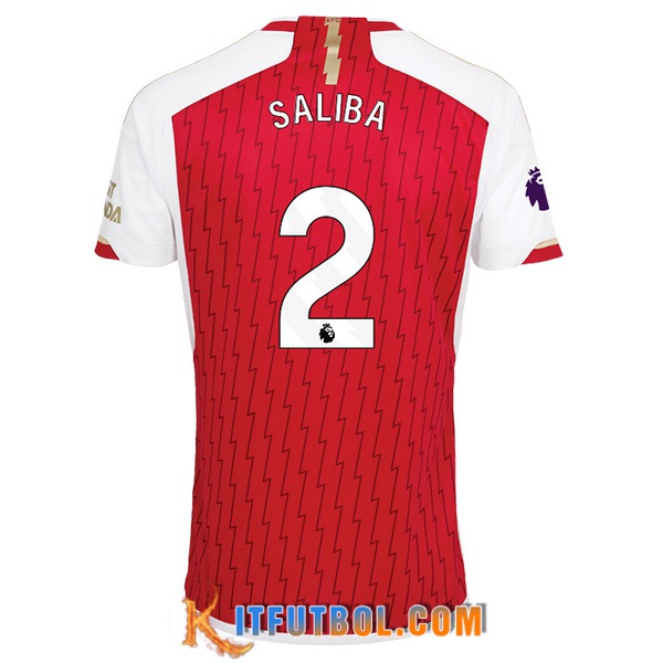 Camisetas De Futbol Arsenal (SALIBA #2) 2023/2024 Primera