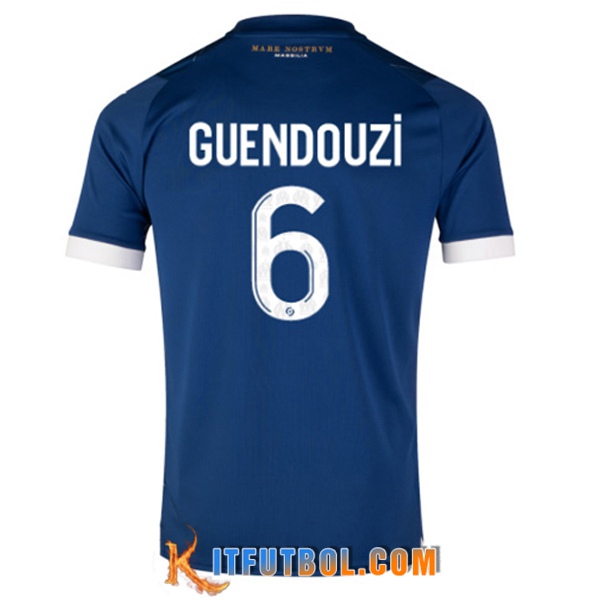 Camisetas De Futbol Marsella (GUENDOUZI #6) 2023/2024 Segunda