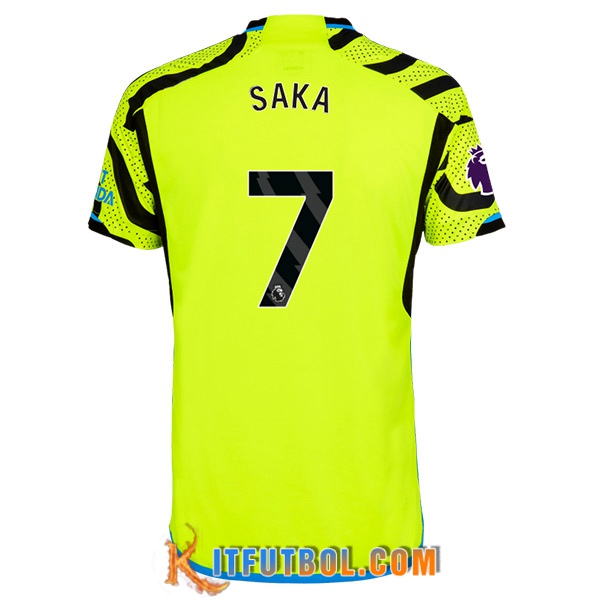 Camisetas De Futbol Arsenal (SAKA #7) 2023/2024 Segunda
