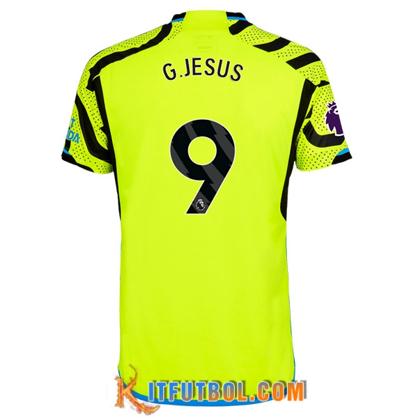 Camisetas De Futbol Arsenal (G.JESUS #9) 2023/2024 Segunda