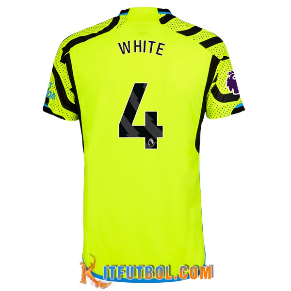 Camisetas De Futbol Arsenal (WHITE #4) 2023/2024 Segunda