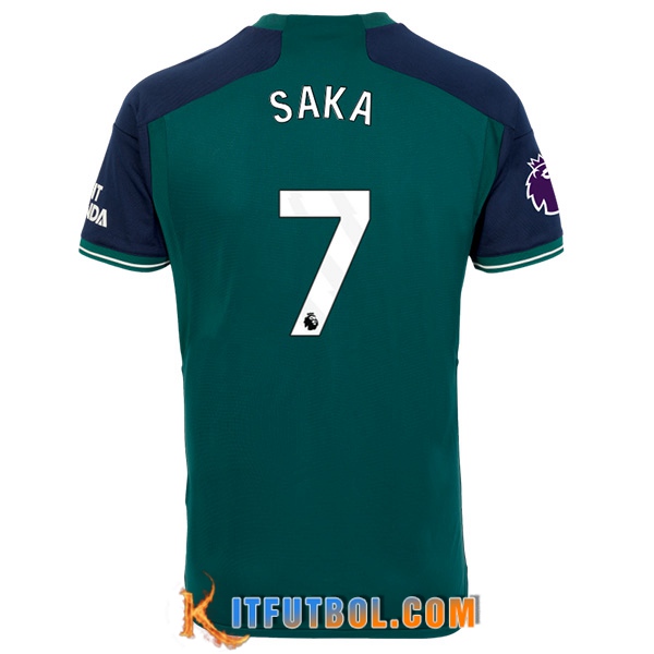 Camisetas De Futbol Arsenal (SAKA #7) 2023/2024 Tercera