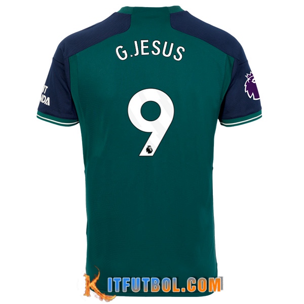 Camisetas De Futbol Arsenal (G.JESUS #9) 2023/2024 Tercera
