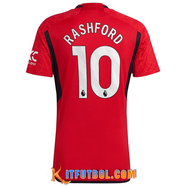 Camisetas De Futbol Manchester United (RASHFORD #10) 2023/2024 Primera