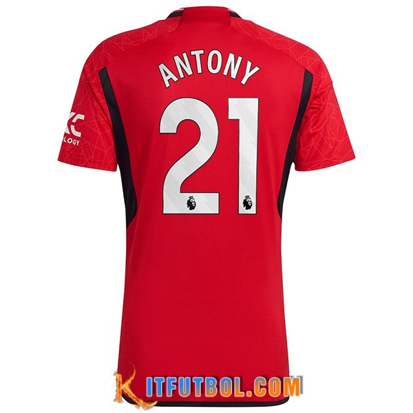 Camisetas De Futbol Manchester United (ANTONY #21) 2023/2024 Primera