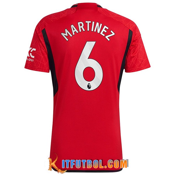 Camisetas De Futbol Manchester United (MARTINEZ #6) 2023/2024 Primera