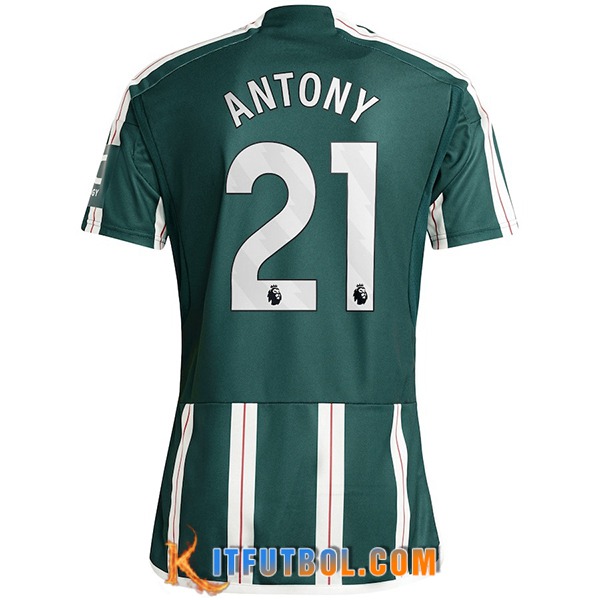 Camisetas De Futbol Manchester United (ANTONY #21) 2023/2024 Segunda